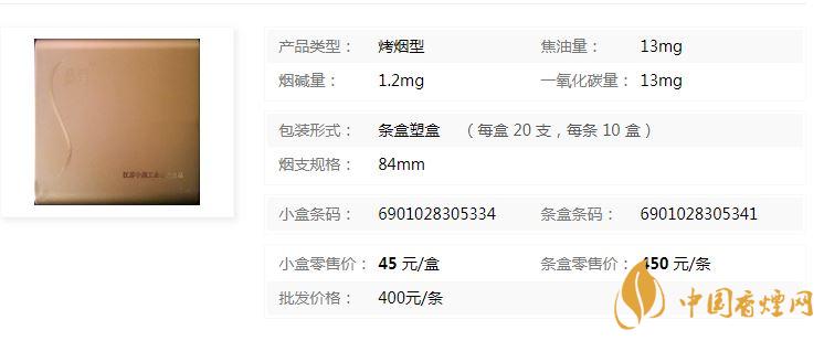 蘇煙軟金砂xs多少錢一包價格？蘇煙軟金砂XS價格及參數(shù)一覽